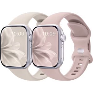 2pcs Sport Bands Compatible with Apple Watch