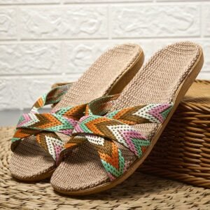 Women's Linen Slippers 515, Women Shoes
